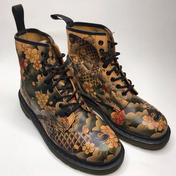 Dr. Martens | Shoes | Dr Martens 46 In Tan Tattoo Sleeve Softy T | Poshmark